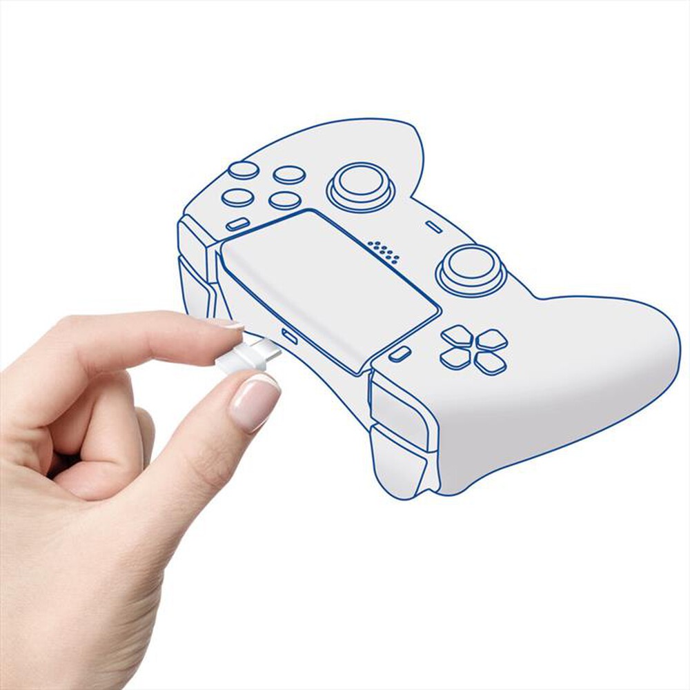"TRUST - GXT251 DUO CHARGE DOCK PS5-White"