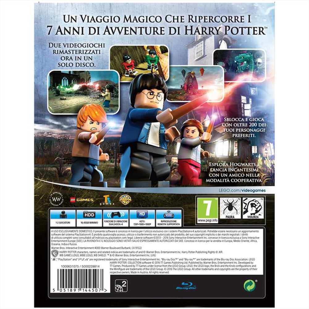 WARNER GAMES - LEGO HARRY POTTER: YEARS 1-7 REMASTERED (PS4)