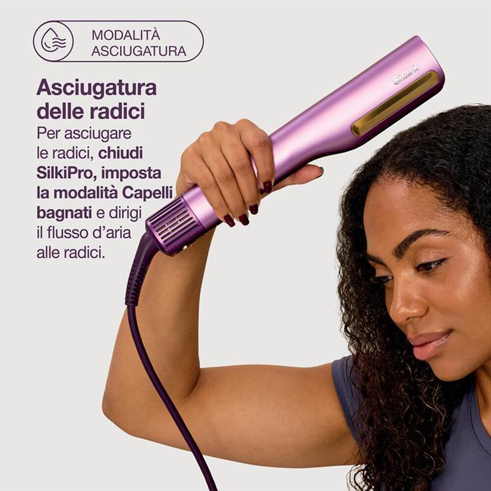 Immagine del prodotto SHARK - SILKIPRO STRAIGHT Piastra + Asciugacapelli-Prugna satinato