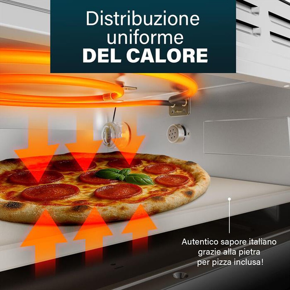 Immagine del prodotto PRINCESS - 112780 - FORNO PER PIZZA PRO MAX-Nero / Metallo