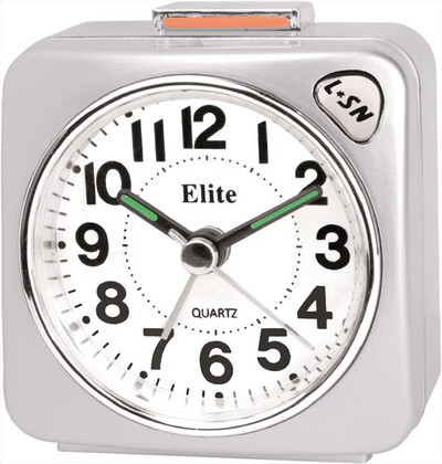 ELITE-DIANA - Sveglia con luce RS-7150-SILVER