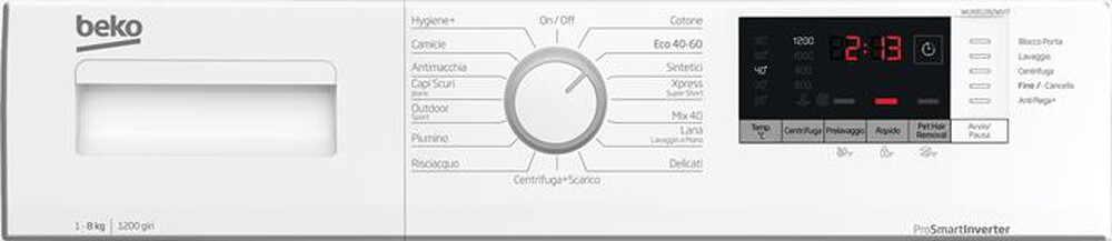 Immagine del prodotto BEKO - Lavatrice WUX81282WI/IT 8 Kg Classe A-BIANCO