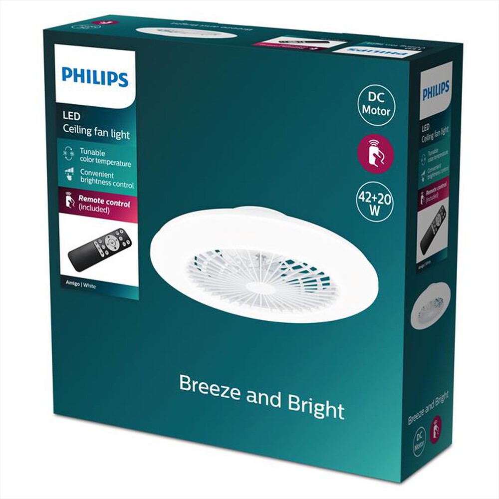 Immagine del prodotto PHILIPS - PLAFONIERA CON VENTILATORE AMIGO 42+20 W-Bianco