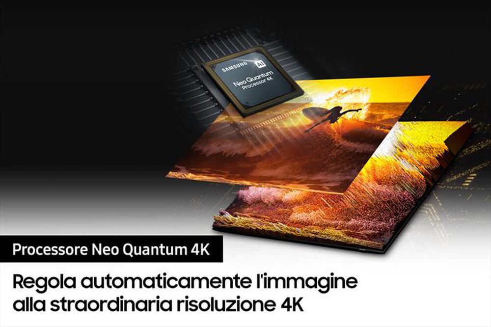 "SAMSUNG - Smart TV Neo QLED 4K 55” QE55QN90A-Titan Black"