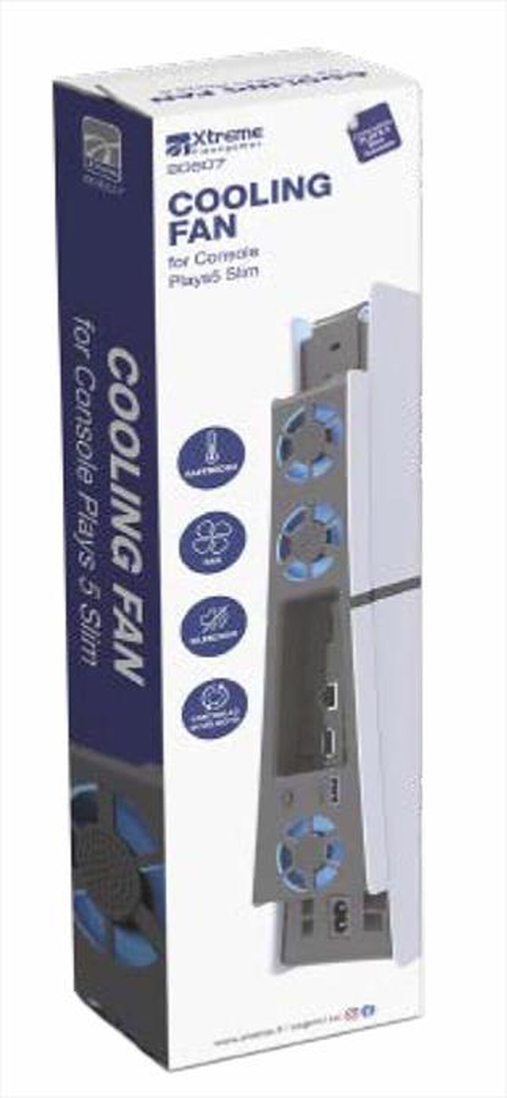 Immagine del prodotto XTREME - Ventola di raffreddamento silenziosa 90607-nero