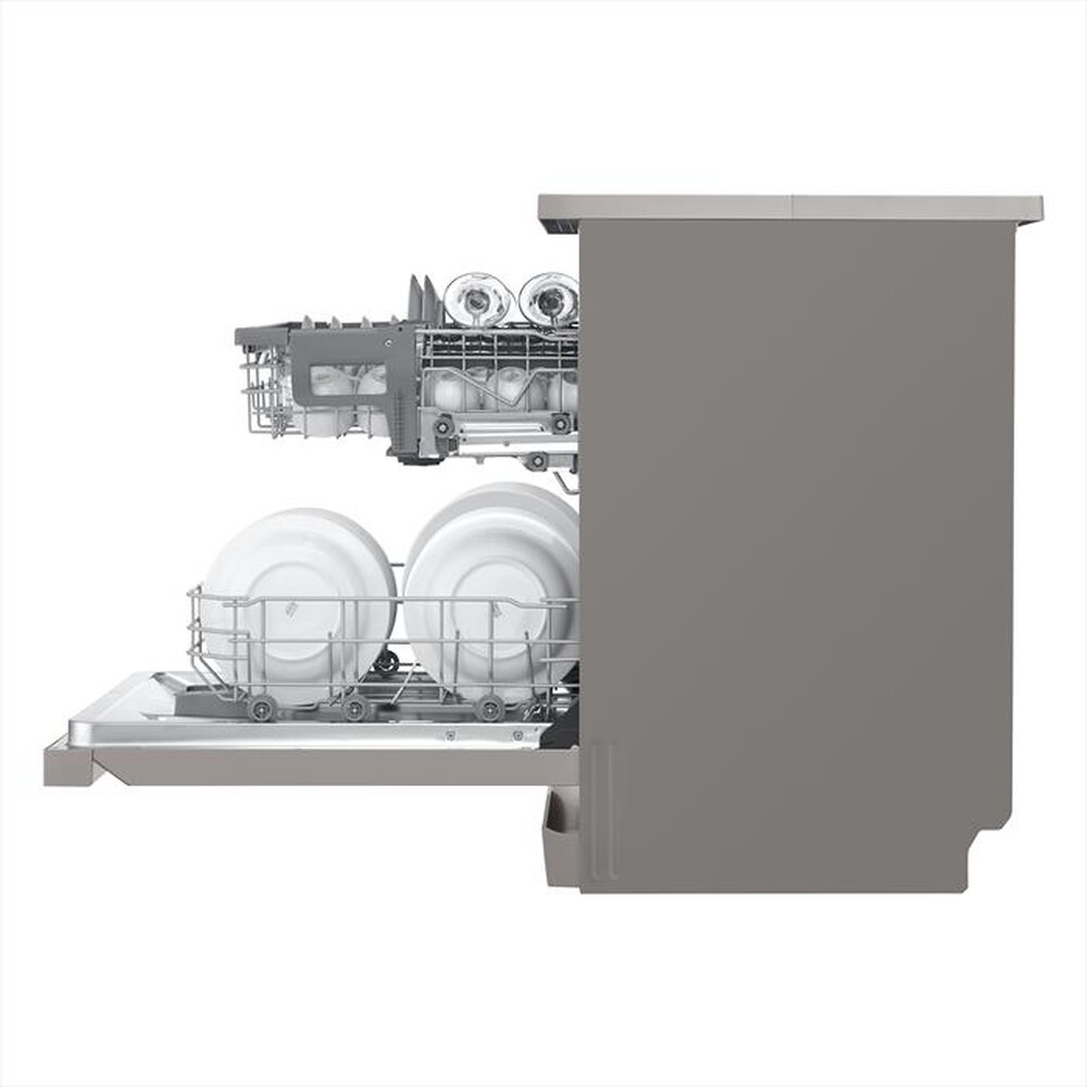 "LG - Lavastoviglie DF222FPS Classe E 14 coperti-Platinum Silver"