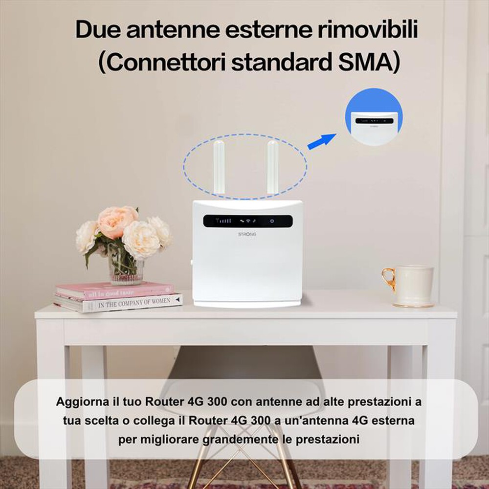 Immagine del prodotto STRONG - Router 4GROUTER300V2-bianco