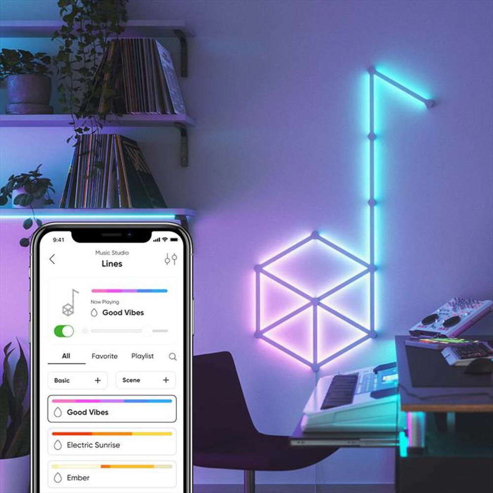 "NANOLEAF - LINES ADD-ON - 3 BARRE LUMINOSE"