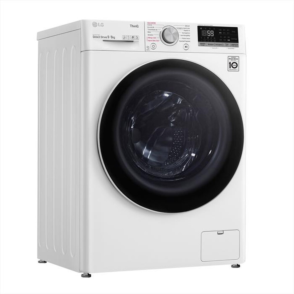 "LG - Lavasciuga F4DV509H0E 9/6 Kg Classe B-White"