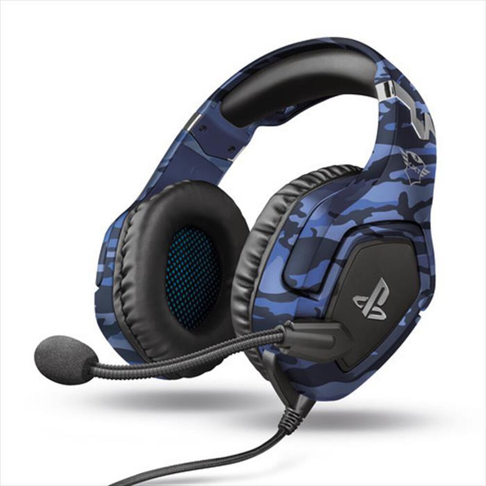 "TRUST - GXT 488 FORZE-B PS4 HEADSET-Blue Camouflage"
