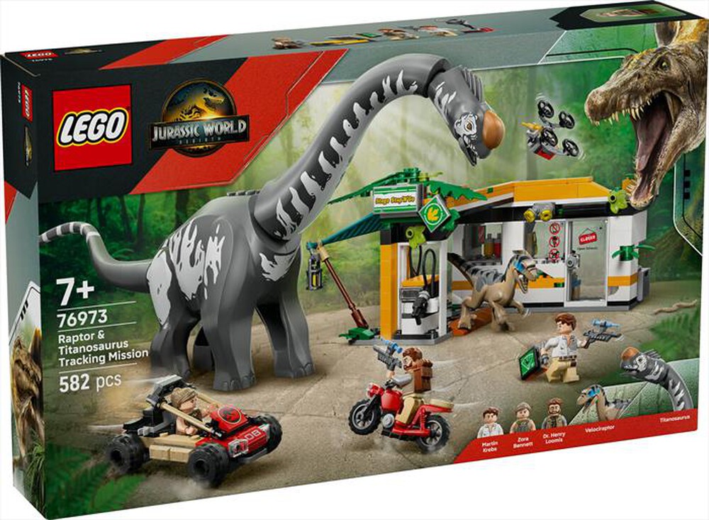 Immagine del prodotto LEGO - JURASSIC WORLD Ricerca Raptor e Titanosauro 76973