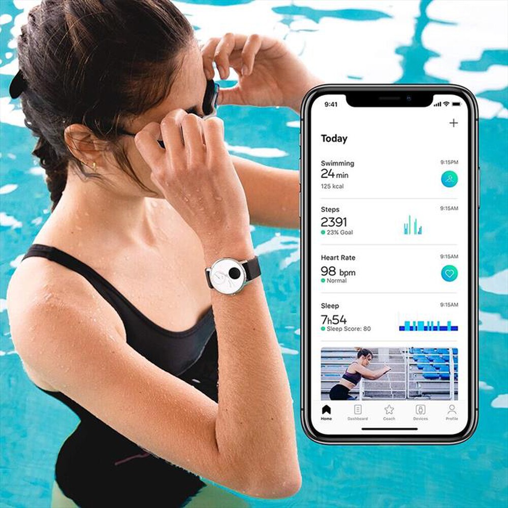 "WITHINGS - Smart Watch SCANWATCH 38mm-ROSE GOLD"
