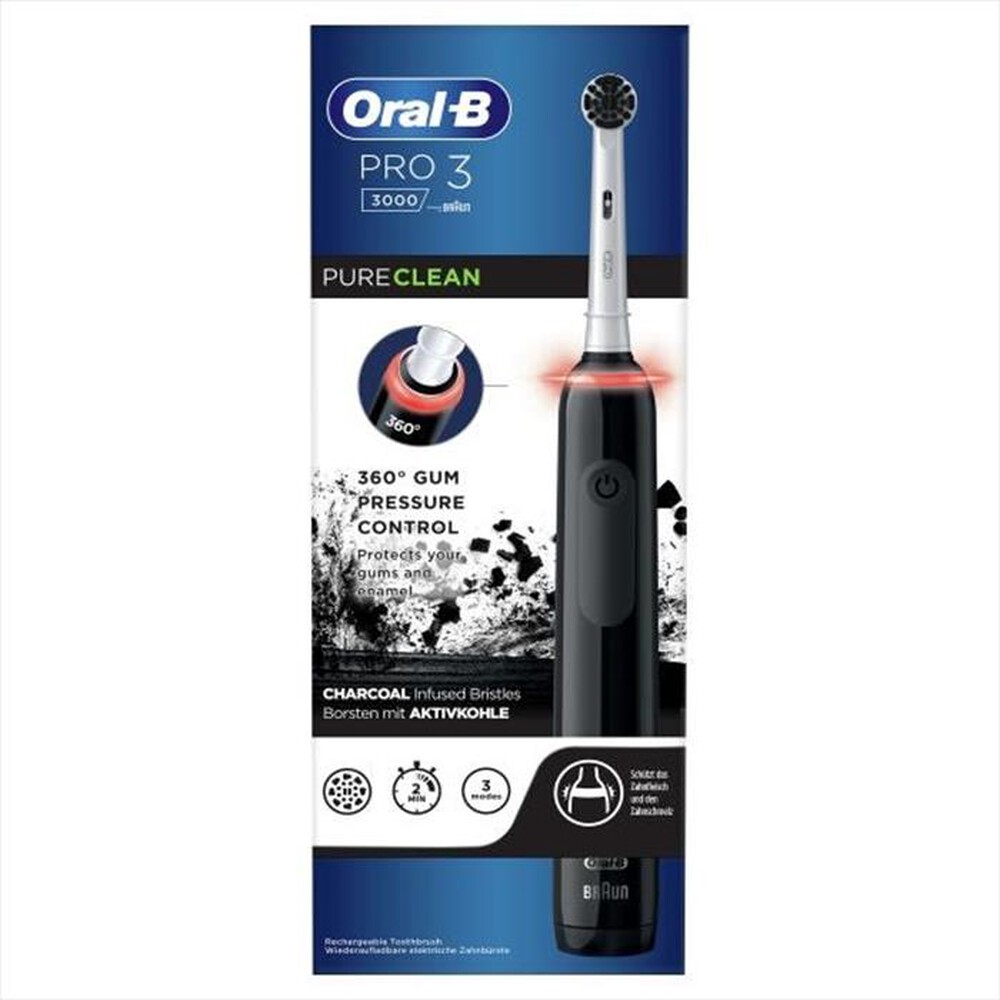 "ORAL-B - Spazzolino elettrico PRO 3 3000-Nero"