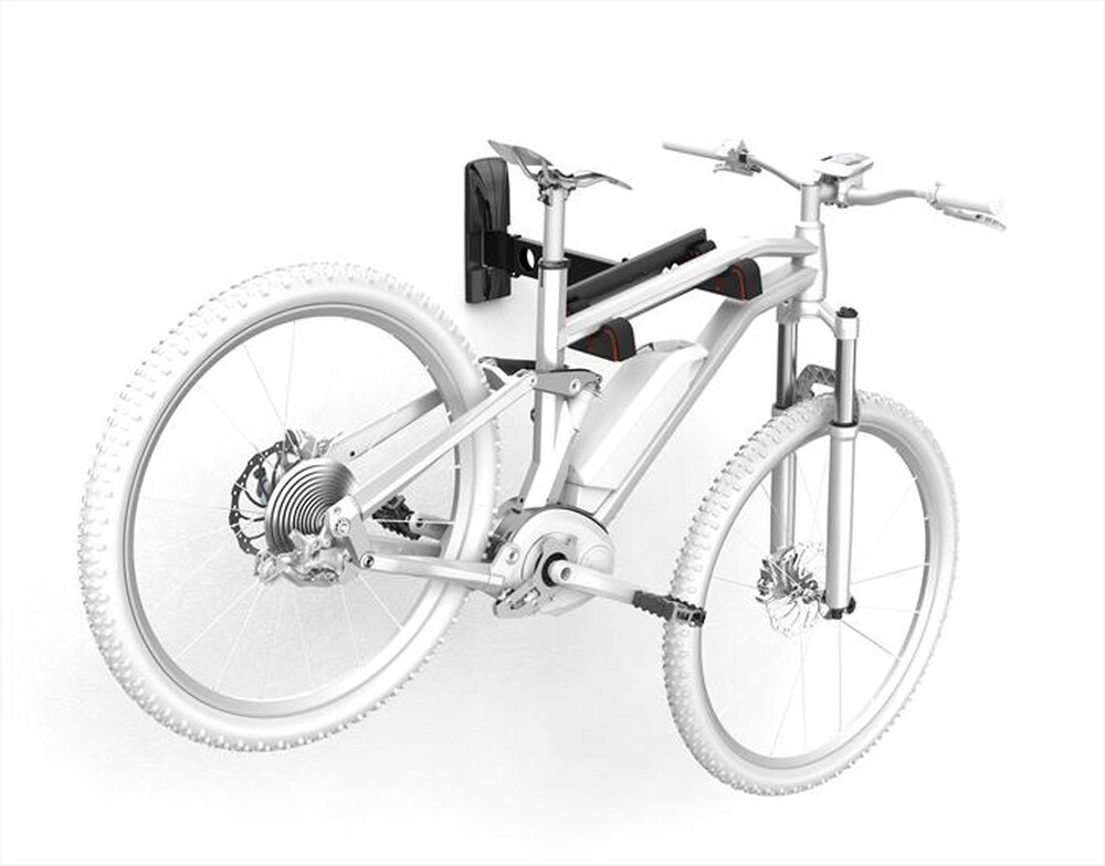 "MELICONI - SUPPORTO CON BRACCIO BICI-Acciaio di colore nero con pro"