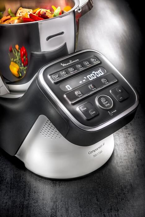H.Koenig MX18 Robot Da Cucina Génie8 - 800W, Multifunzione, Bianco, Con Frullatore E Accessori