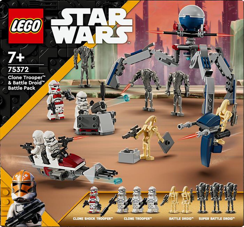 Immagine del prodotto LEGO - STAR WARS Clone Trooper e Battle Droid 75372