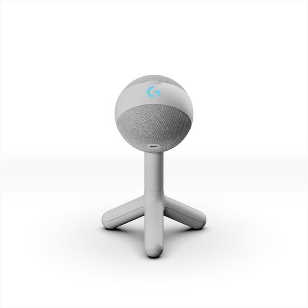 "LOGITECH - Microfono a condensatore G Yeti Orb RGB-Off-white"