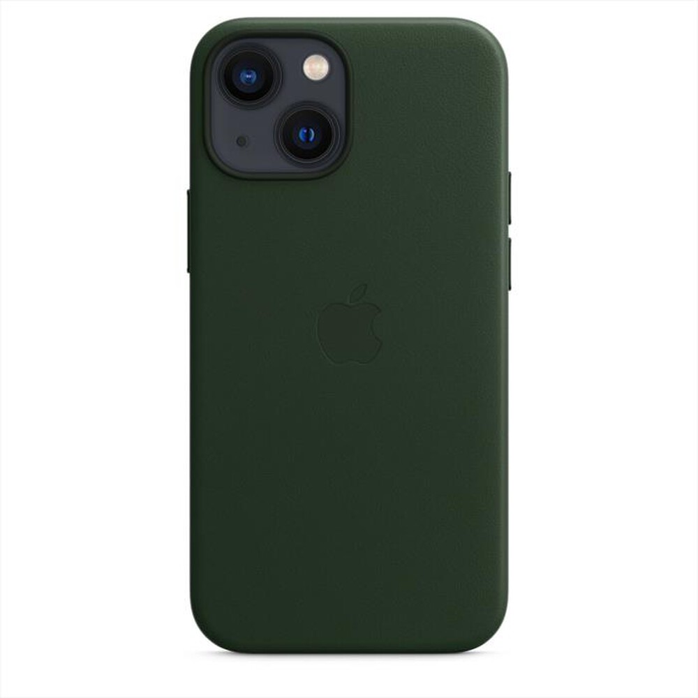 "APPLE - iPhone 13 mini Leather Case with MagSafe-Verde sequoia"