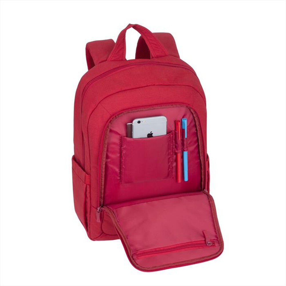 "RIVACASE - 7560 ZAINO DI TELA PER NOTEBOOK DA 15,6\"-Rosso"