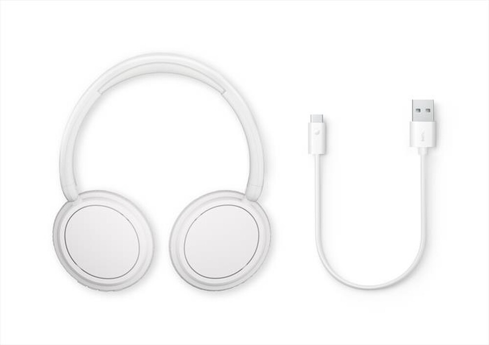 "PHILIPS - Cuffie a padiglione chiuso TAH5209WT/00-White"