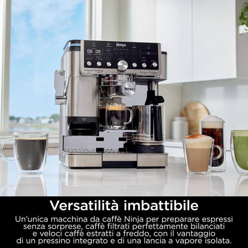 Immagine del prodotto NINJA - MACCHINA PER ESPRESSO NINJA LUXE PRO-Argento