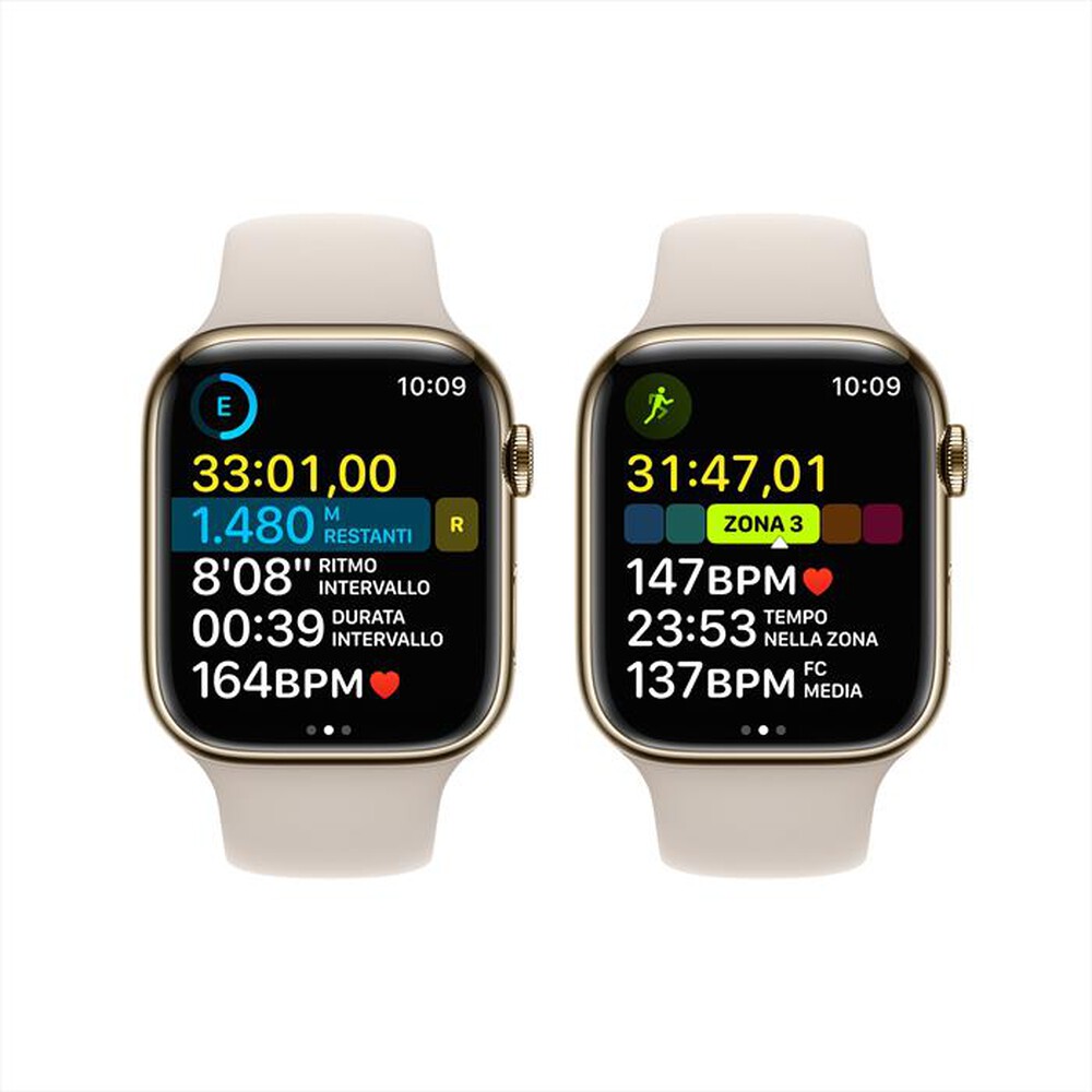 Immagine del prodotto APPLE - Watch Series 8 GPS + Cellular 45mm Acciaio-Oro - Galassia