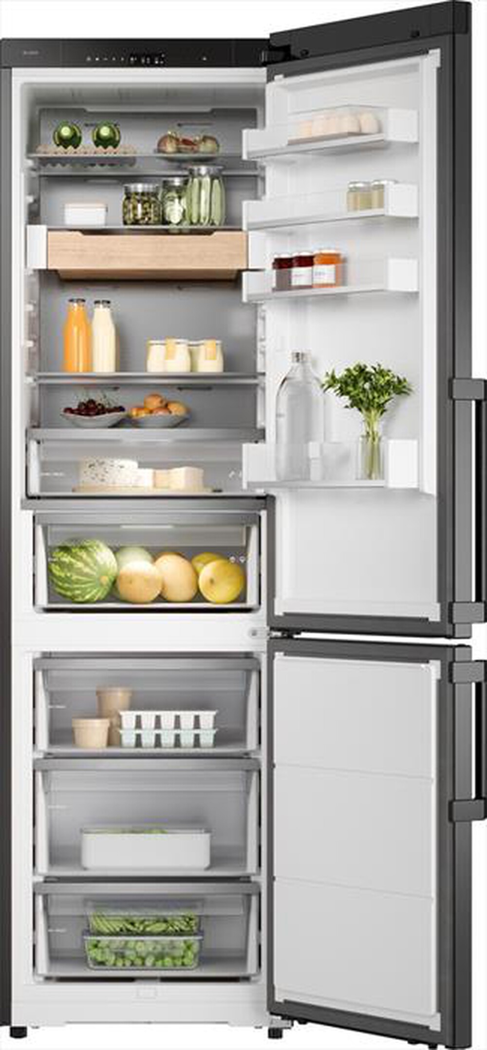 Immagine del prodotto ASKO - Frigorifero combinato RFC 526 RNBB1 Classe B 409lt-Black Steel