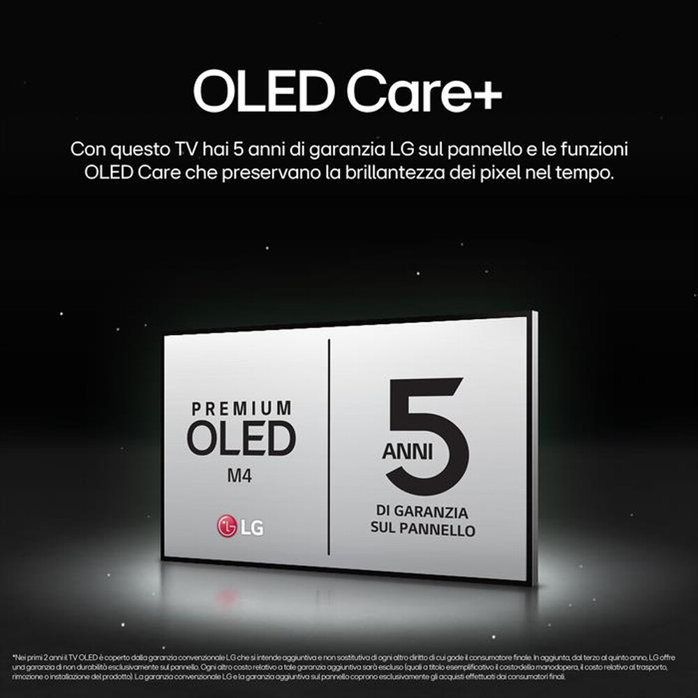 "LG - Smart TV OLED evo UHD 4K 65\" Serie M4 OLED65M49LA-Argento"