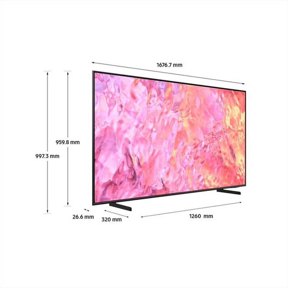 "SAMSUNG - Smart TV Q-LED UHD 4K 75\" QE75Q60CAUXZT-Black"
