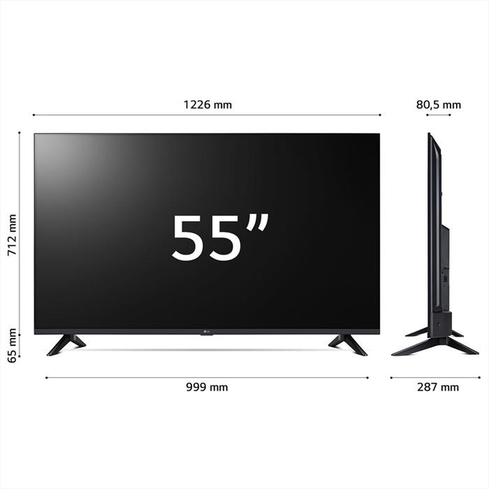 "LG - Smart TV LED UHD 4K 55\" 55UR74006LB-Nero"