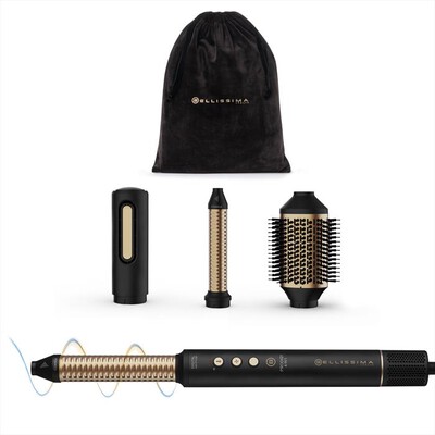 BELLISSIMA IMETEC - STYLER AD ARIA DIGITALE PRODIGY 4IN1-Black Matt, Gold,  BELLISSIMA IMETEC - STYLER AD ARIA DIGITALE PRODIGY 4IN1-Black Matt, Gold
