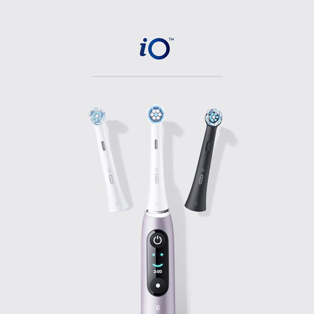 "ORAL-B - TESTINE IO GENTLE CARE 4 PZ-Bianco"