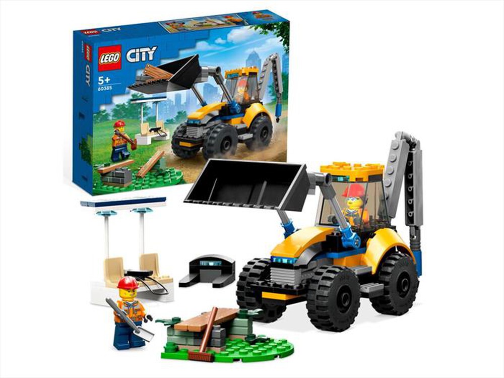 "LEGO - CITY SCAVATRICE PER COSTRUZIONI - 60385-Multicolore"