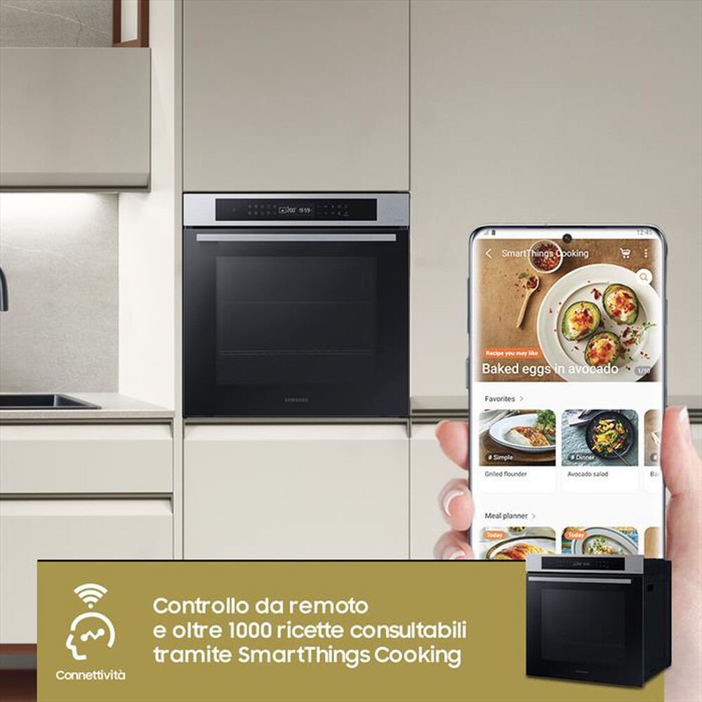 Immagine del prodotto SAMSUNG - Forno incasso elettrico NV7B4040VBS/U5 Classe A+-INOX