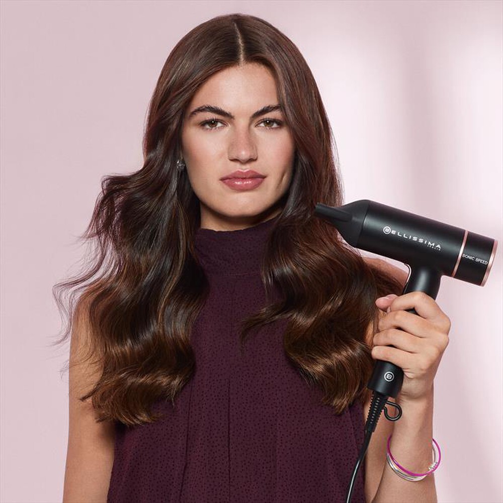 Immagine del prodotto BELLISSIMA IMETEC - Asciugacapelli digitale SONIC SPEED-Black/Pink