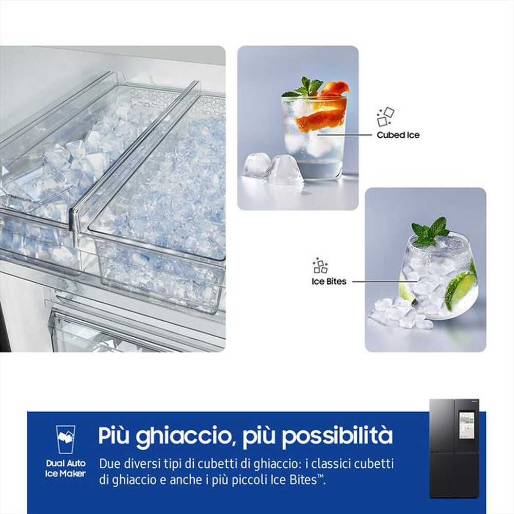 Immagine del prodotto SAMSUNG - Frigorifero 4 porte RF65DG9H0EB1EF Classe E 637 lt-Antracite
