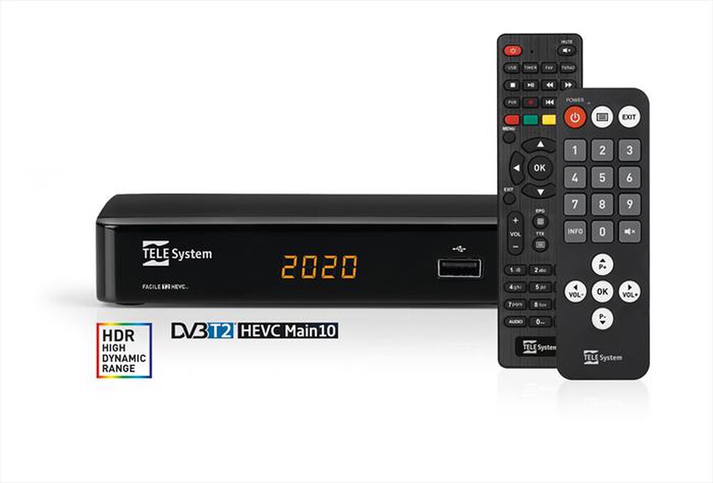 Immagine del prodotto TELESYSTEM - TS FACILE/01 HD HDR HLG 10 BIT-BLACK