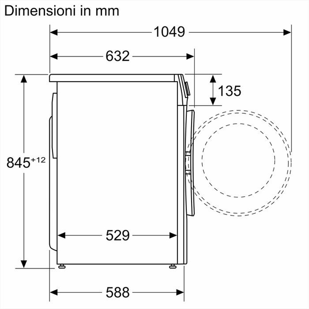 "BOSCH - Lavatrice WGG254Z9IT 10 Kg Classe A-Bianco"