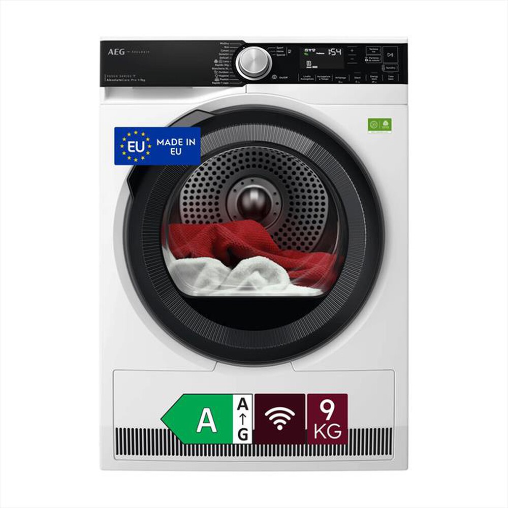 Immagine del prodotto AEG - Asciugatrice XTR9HBGA9YA 9 Kg Classe A-Bianco