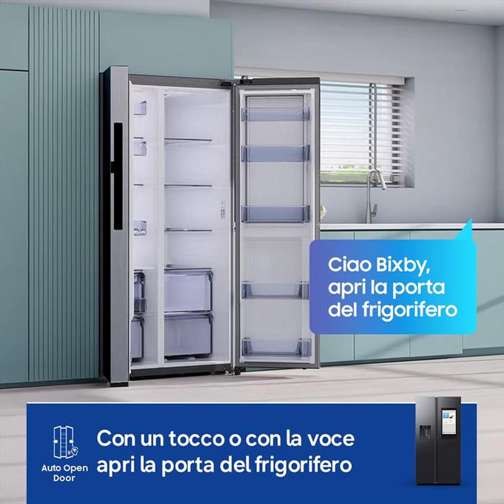 Immagine del prodotto SAMSUNG - Frigorifero side by side RS90F66BEFEF Classe E-Matte black
