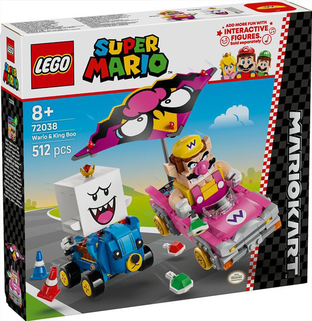 Immagine del prodotto LEGO - SUPER MARIO Mario Kart &ndash; Wario e Re Boo 72038