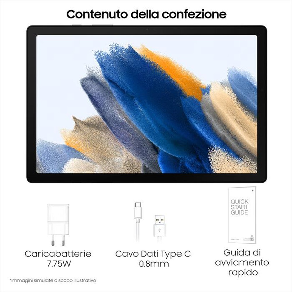 "SAMSUNG - GALAXY TAB A8 WIFI 128GB-Gray"
