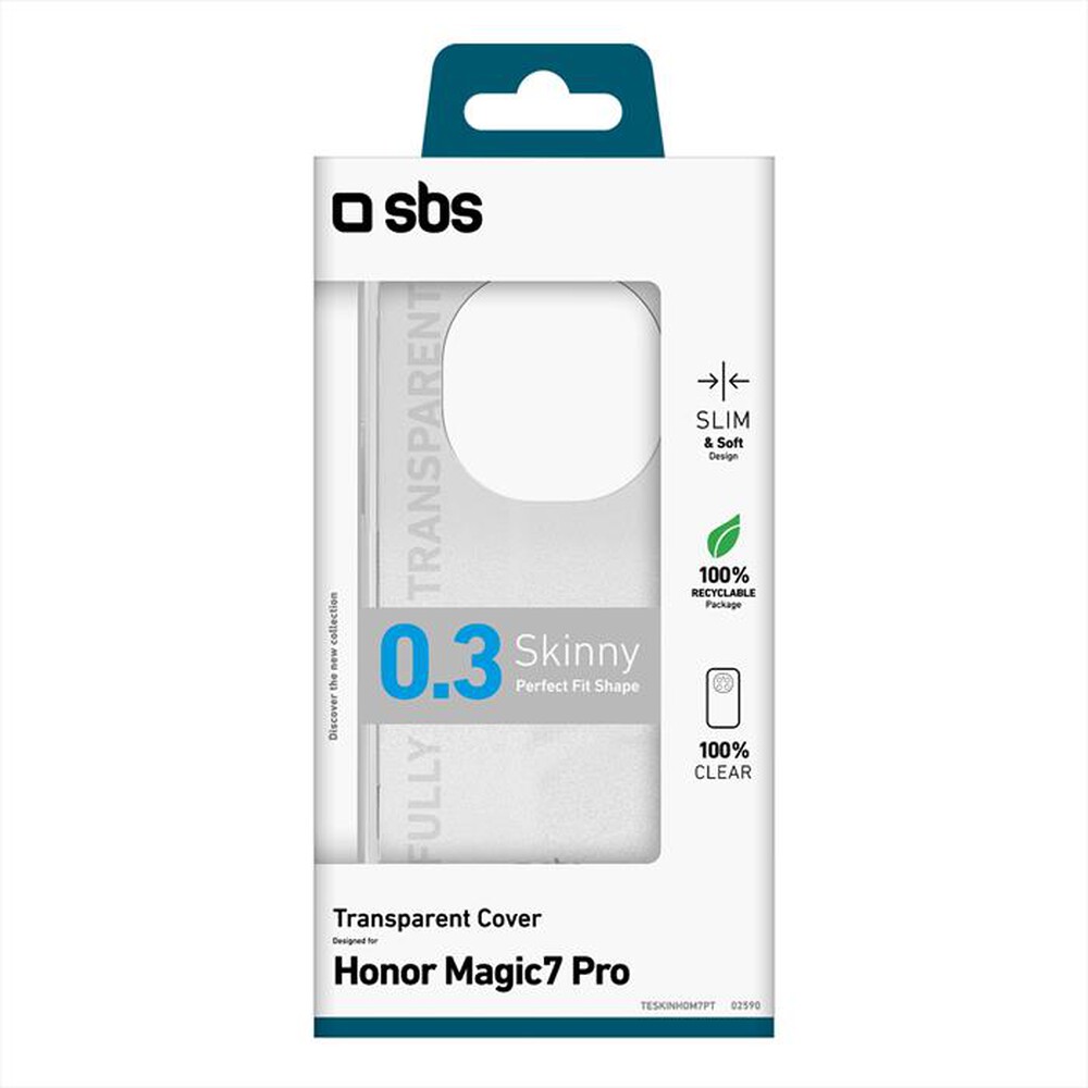 Immagine del prodotto SBS - Cover Skinny per Honor Magic7 Pro TESKINHOM7PT-Trasparente
