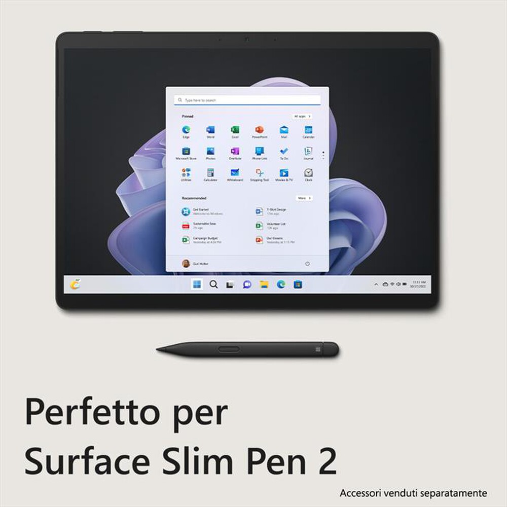 "MICROSOFT - Notebook SURFACE PRO 9 - 13\" - 8GB - 256GB-Graphite"
