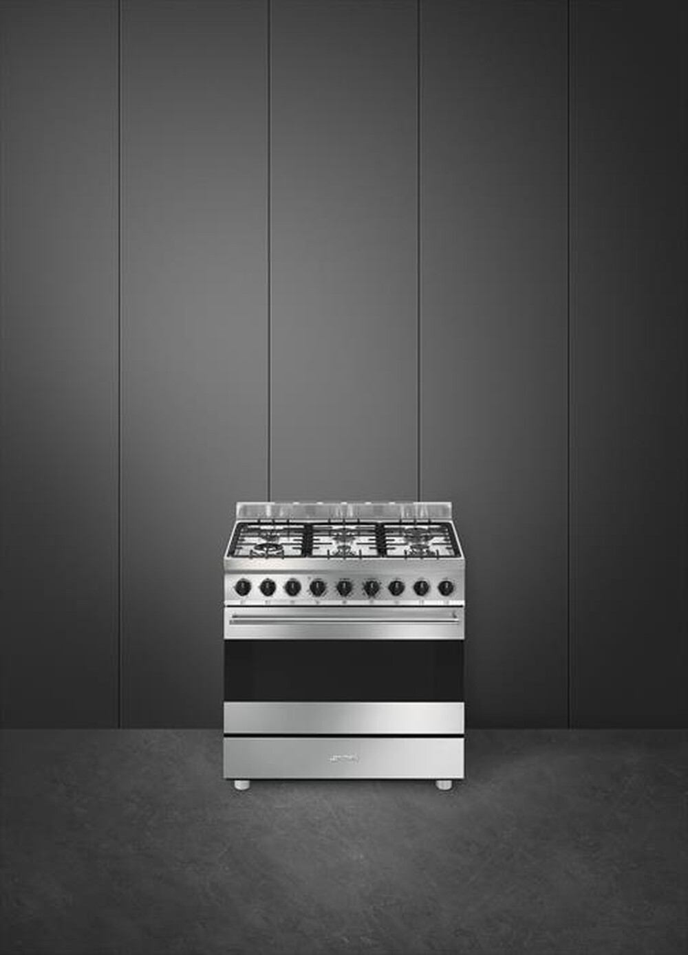 "SMEG - Cucina B91GMX2 Classe A-Inox"