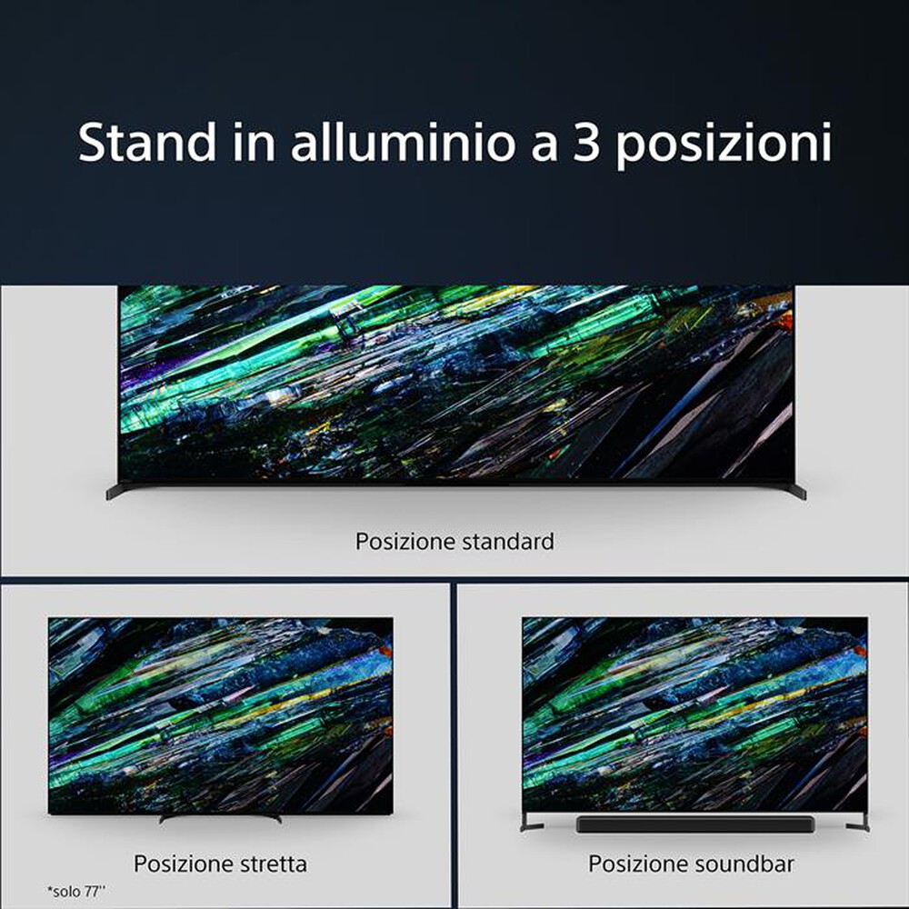 "SONY - Smart TV OLED UHD 4K 77\" XR77A95LAEP-Nero"