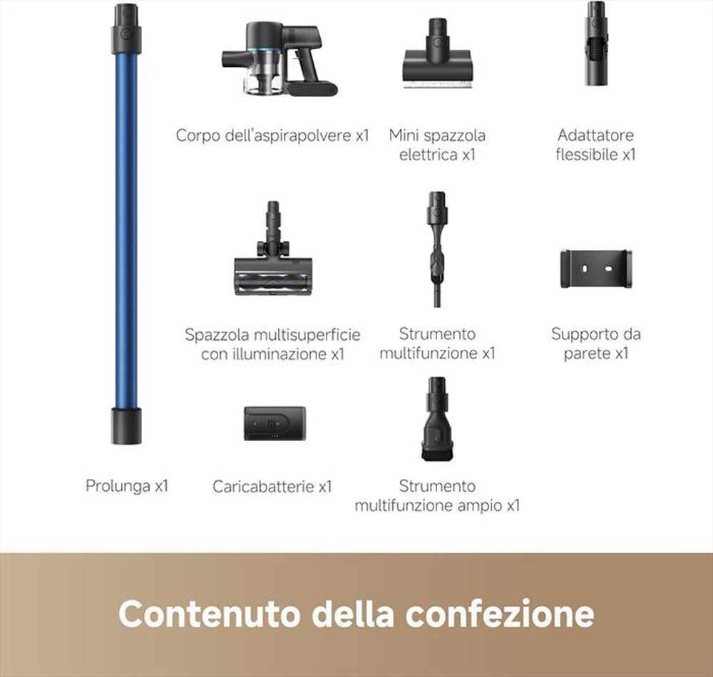 Immagine del prodotto MOVA - Scopa ricaricabile S4 DETECT-Nero / Blu