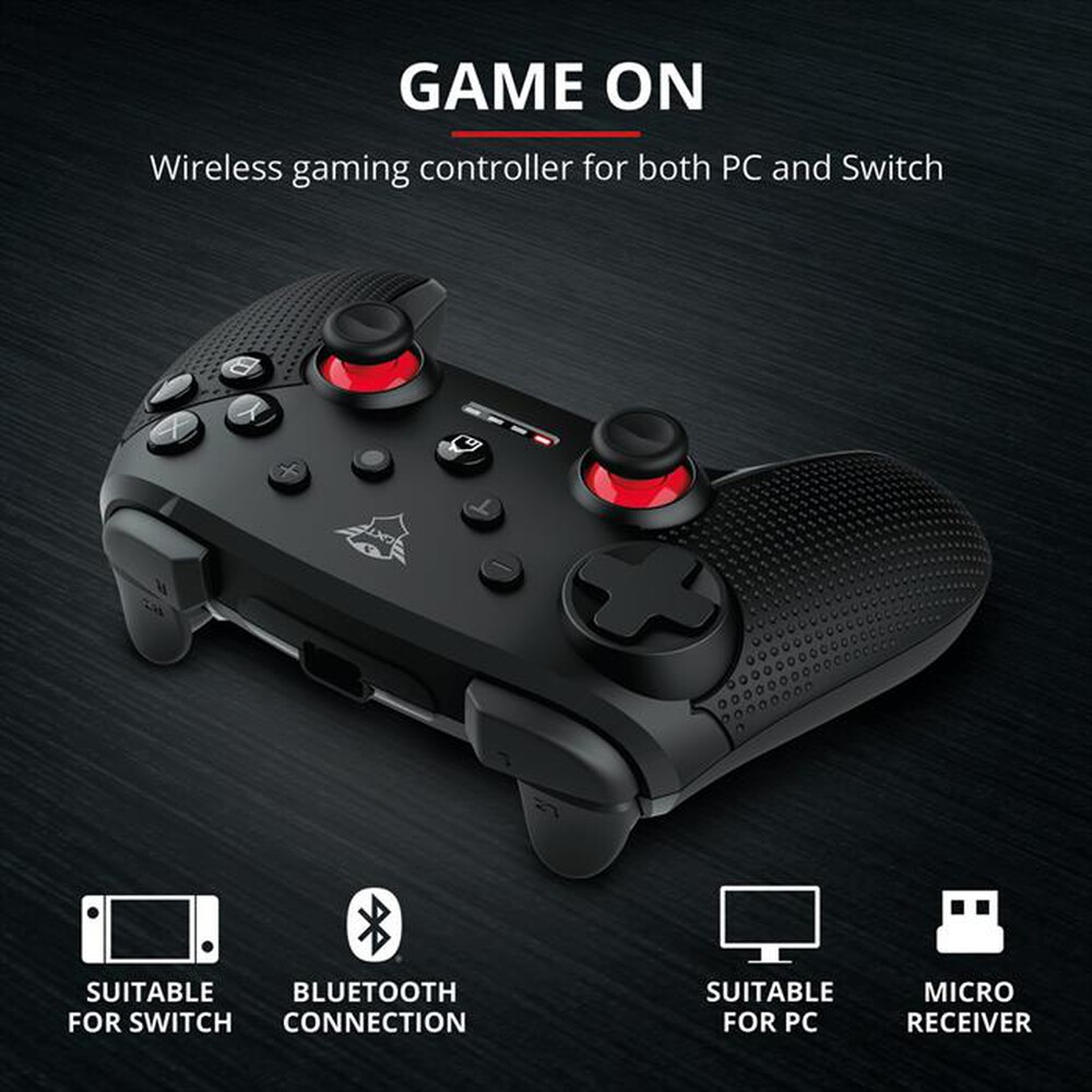 "TRUST - GXT1230 MUTA WIRELESS CONTROLLER-Black/Red"