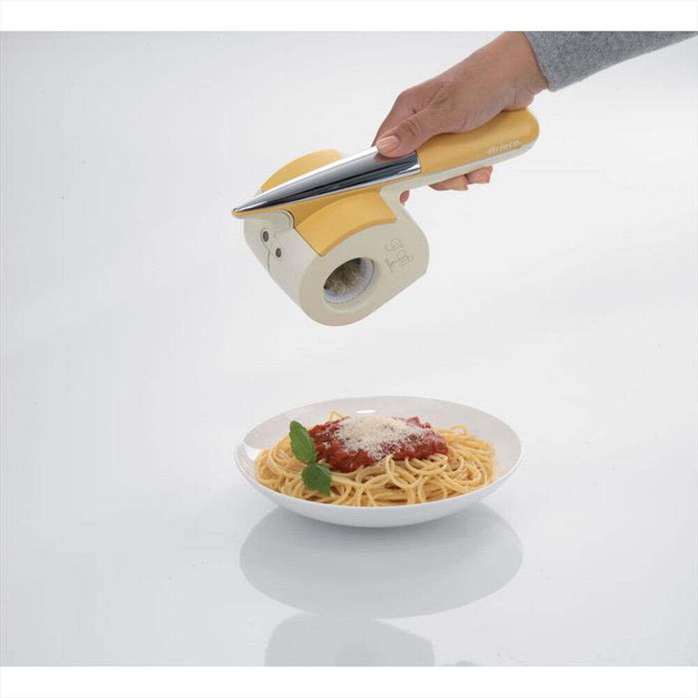 "ARIETE - 0457 Gratì Waterproof Grattugia Elettrica-Sabbia, Bianco"