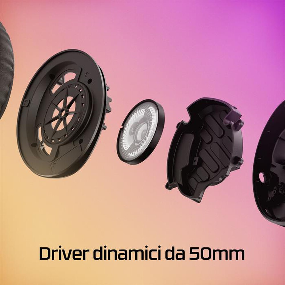"HYPERX - Cuffie gaming per PC CLOUD STINGER 2-Nero"
